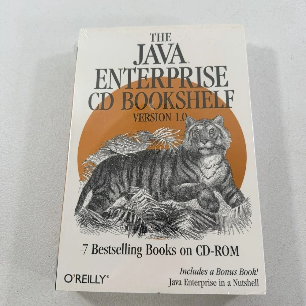 The Java Enterprise CD‎ Bookshelf Version 1.0 W/ CD O'Reilly NEW SEALED